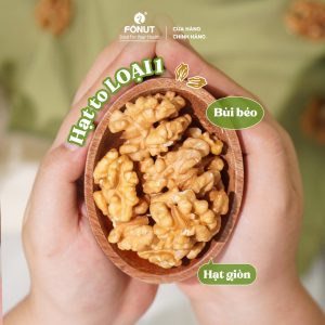 Hạt Óc Chó Vàng Mỹ Tách Vỏ Hàng Loại 1 Nhập Khẩu Cao Cấp - Fonut