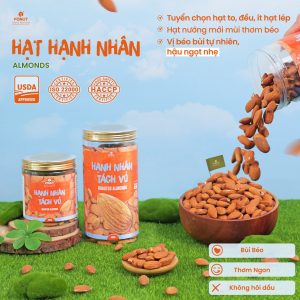 Hạnh Nhân Úc Hàng Loại 1 Nhập Khẩu Cao Cấp - Fonut