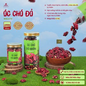 Hạt Óc Chó Đỏ Mỹ Tách Vỏ Hàng Loại 1 Nhập Khẩu Cao Cấp - Fonut