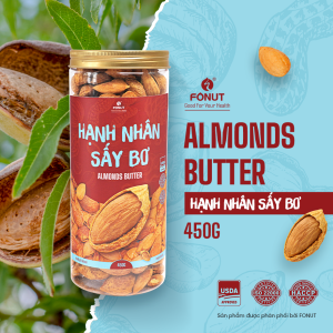 hạnh nhân mỹ sấy bơ