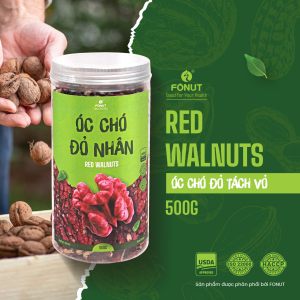 Óc Chó Đỏ Mỹ Còn Vỏ Hàng Loại 1 Nhập Khẩu Cao Cấp – Fonut