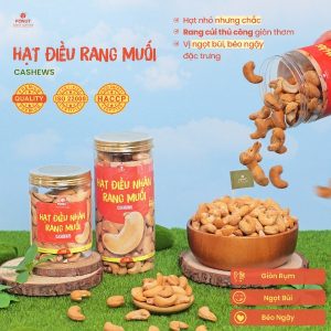 Hạt Điều Tách Vỏ Bình Phước Hàng Loại 1 Cao Cấp - Fonut