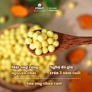 Viên Tinh Nghệ Sữa Ong Chúa Hàng Loại 1 Cao Cấp - Fonut