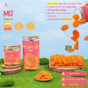 Mơ Sấy Dẻo Thổ Nhĩ Kỳ Hàng Loại 1 Nhập Khẩu Cao Cấp - Fonut