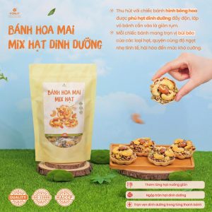 Bánh Bông Mai Mix Hạt Hàng Loại 1 Cao Cấp - Fonut