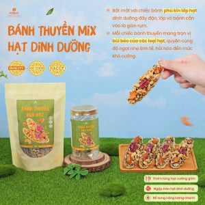 Bánh Thuyền Mix Hạt Hàng Loại 1 Cao Cấp - Fonut