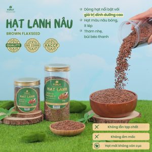 Hạt Lanh Hàng Loại 1 Nhập Khẩu Cao Cấp - Fonut