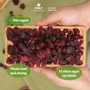 Nam Việt Quất Mỹ Sấy Dẻo Hàng Loại 1 Nhập Khẩu Cao Cấp - Fonut