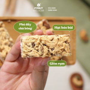 Thanh Gạo Lứt Chà Bông Hàng Loại 1 Cao Cấp - Fonut