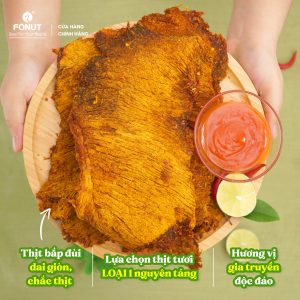 Khô Bò Miếng Hàng Loại 1 Cao Cấp - Fonut