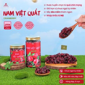 Nam Việt Quất Mỹ Sấy Dẻo Hàng Loại 1 Nhập Khẩu Cao Cấp - Fonut