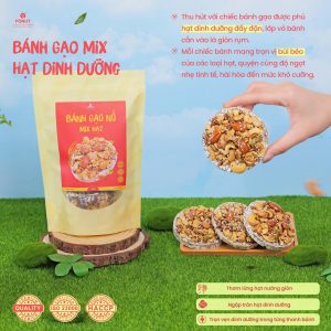 Bánh Gạo Mix Hạt Hàng Loại 1 Cao Cấp - Fonut