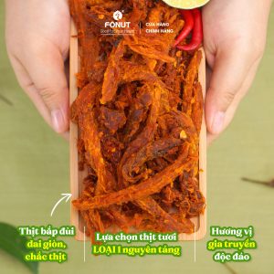 Khô Bò Sợi Hàng Loại 1 Cao Cấp - Fonut