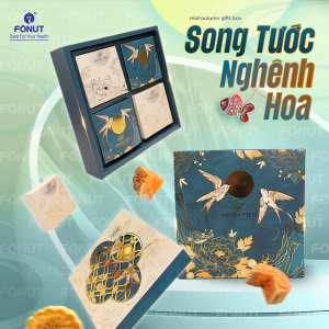 Hộp quà Trung Thu Song Tước Nghênh Hoa