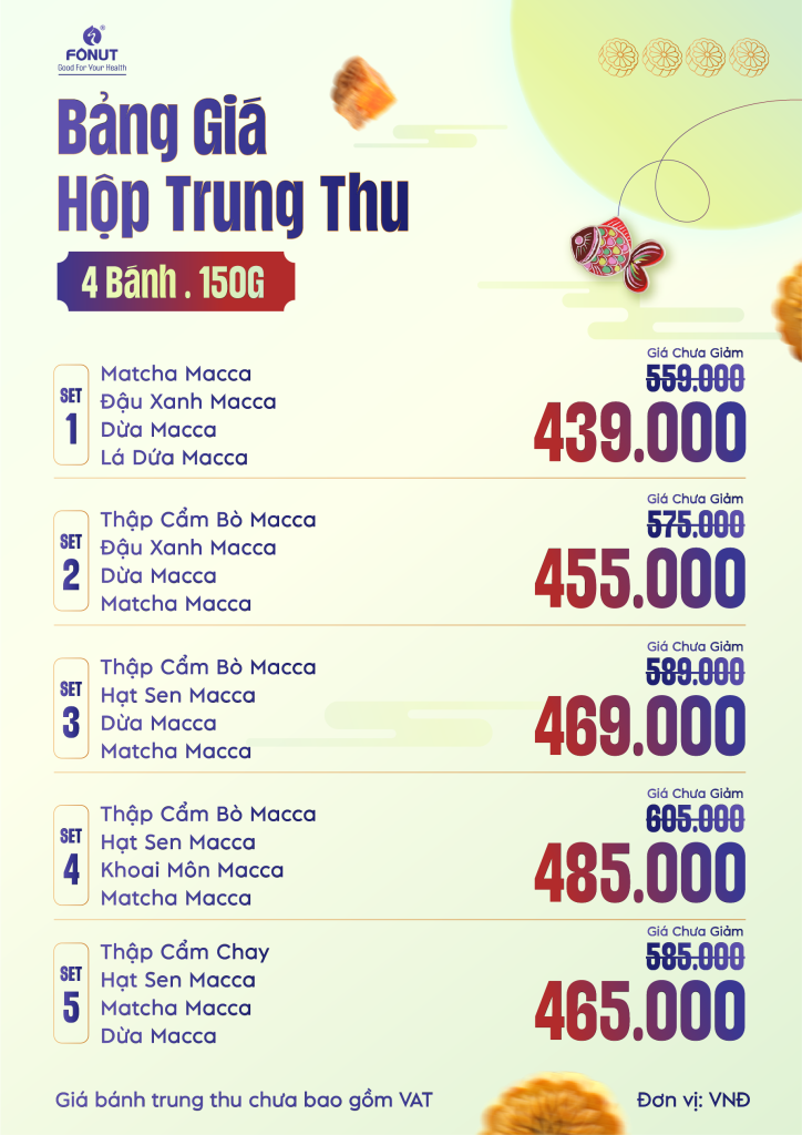 Hộp quà Trung Thu Song Tước Nghênh Hoa