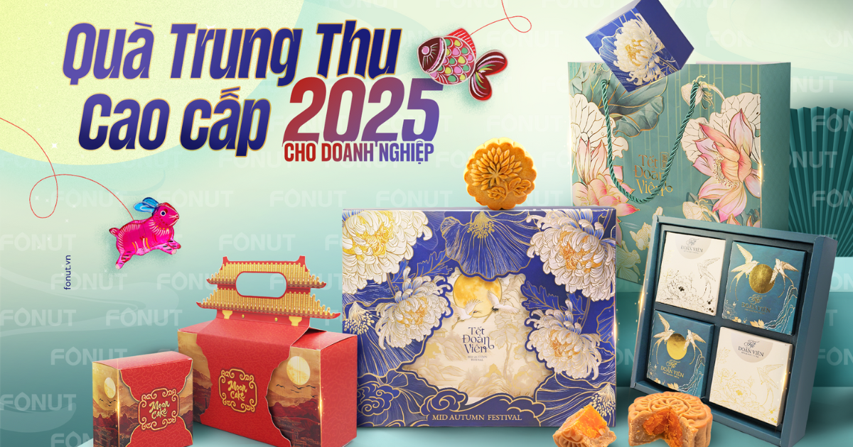 Bộ sưu tập hộp quà tặng Trung Thu cao cấp 2025 tại FONUT