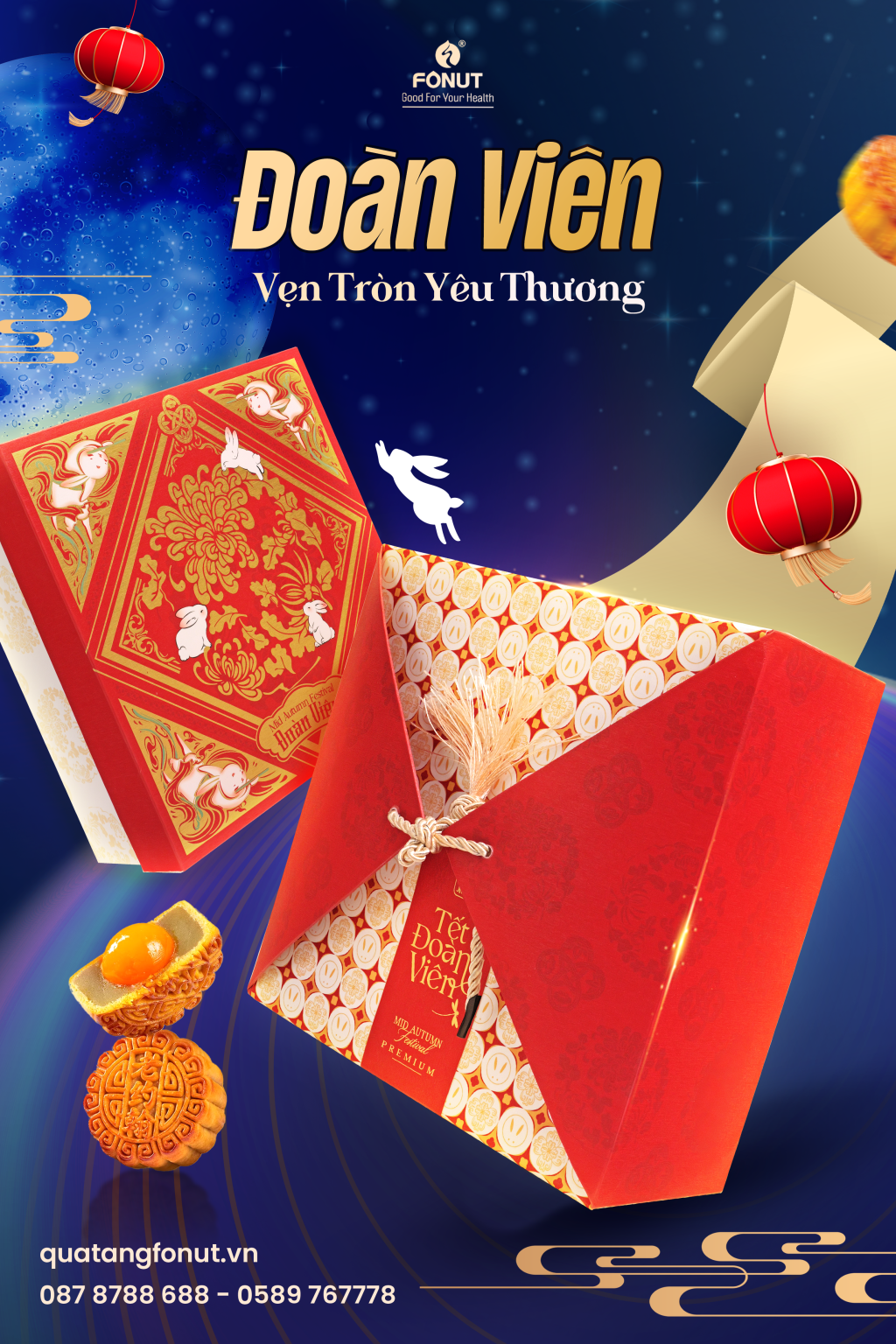 Ý nghĩa hộp bánh Trung Thu Đoàn Viên của nhà Fonut