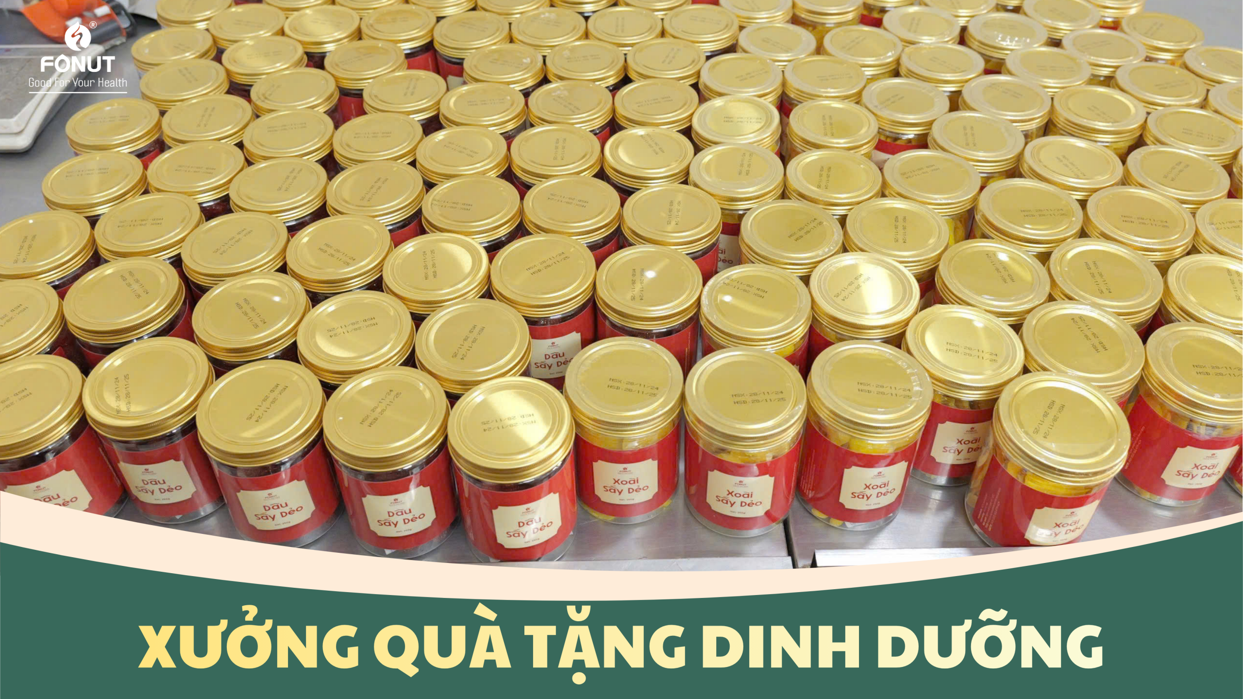 Xưởng quà tặng dinh dưỡng fonut